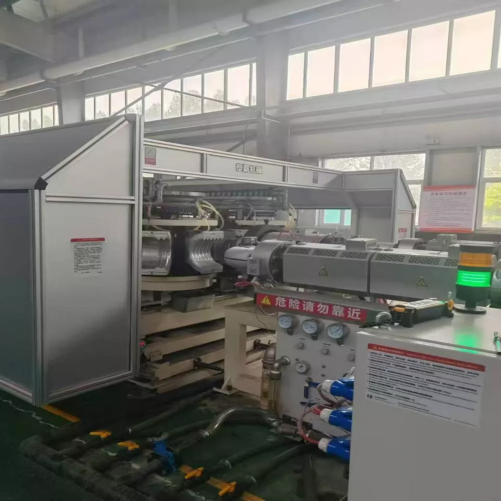 Second-hand sale · 2022 Suba SL-600 HDPE double-wall corrugated pipe production line