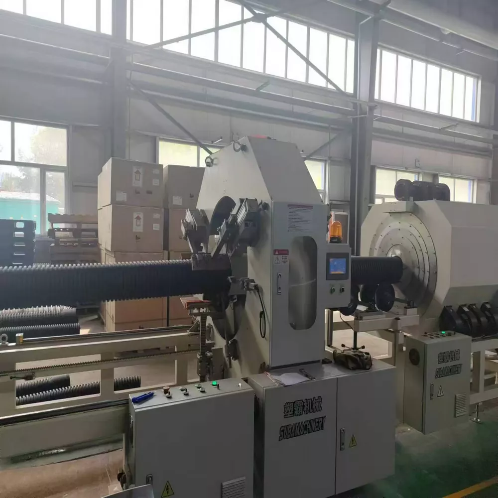 Second-hand sale · 2022 Suba SL-600 HDPE double-wall corrugated pipe production line