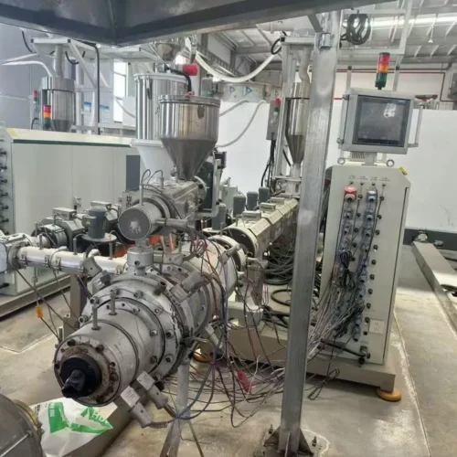 Used for Sale 2024 JWELL MFH 20-110 three-layer co-extruded PE pipe high-speed production line