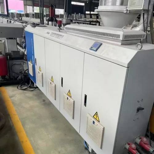 Used for Sale · 2020 JWELL Three-Layer Co-extrusion PE Solid Wall Pipe Production Line · Φ20–110mm