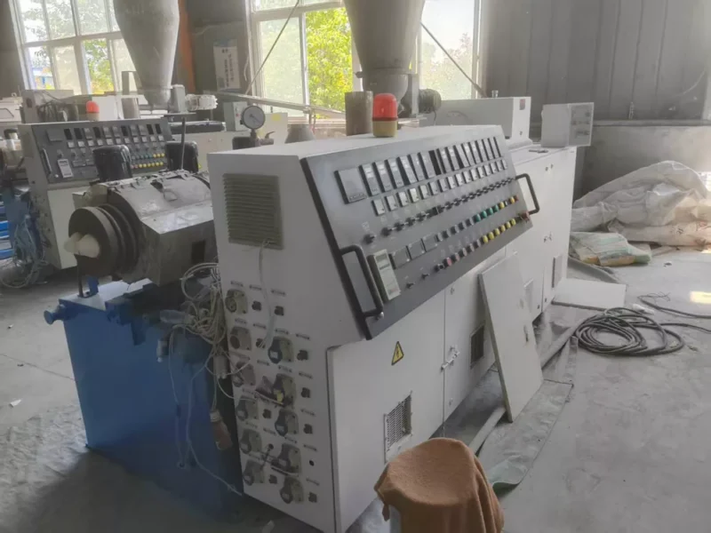 Used for Sale Stock Clearance · 20 Sets of Jinhulu PVC Pipe Production Lines · Bulk Sale at Low Price