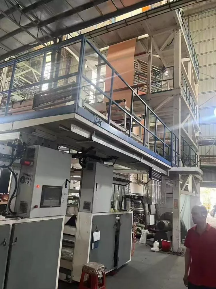 【Used For Sale · 2022 Zhongcheng SL-2200 Rotary Die Triple-Layer Blown Film Machine】