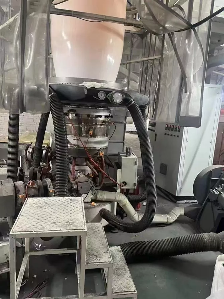【Used For Sale · 2022 Zhongcheng SL-2200 Rotary Die Triple-Layer Blown Film Machine】