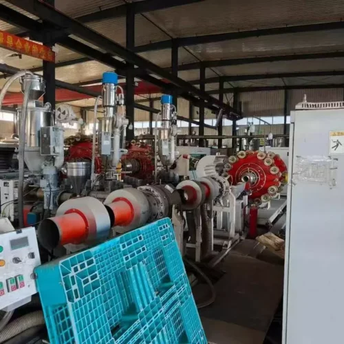 【Used for Sale】DONCACY Three-Layer Co-Extrusion Steel Wire Mesh PE Pipe Lines × 2 Sets
