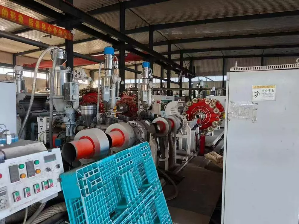 【Used for Sale】DONCACY Three-Layer Co-Extrusion Steel Wire Mesh PE Pipe Lines × 2 Sets
