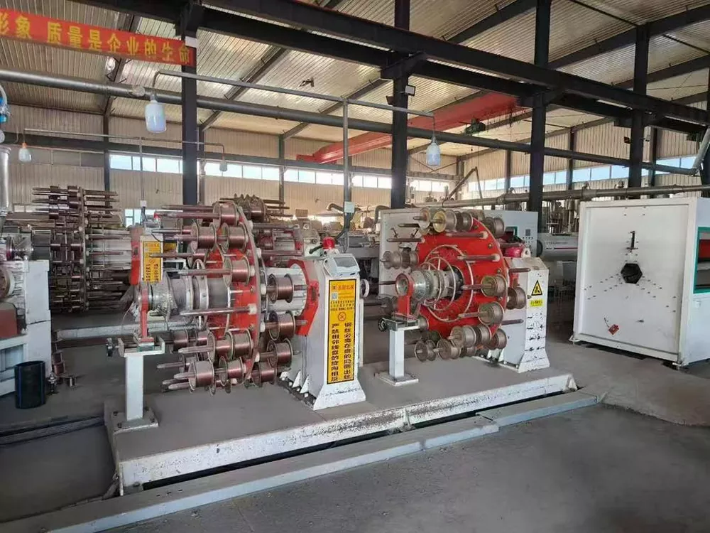 【Used for Sale】DONCACY Three-Layer Co-Extrusion Steel Wire Mesh PE Pipe Lines × 2 Sets