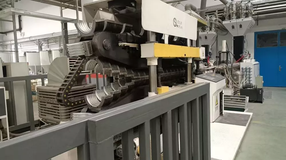 【Used For Sale】SUZHIYUAN 200–600mm Double Wall Corrugated Pipe Extrusion Line