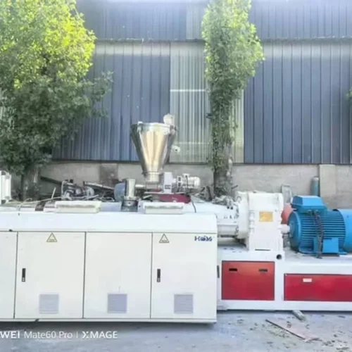【Used For Sale】Wuxi Hongyu SJZ92/188 Conical Twin-Screw Extruder