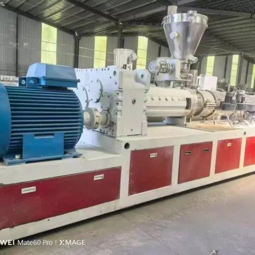 【Used For Sale】Wuxi Hongyu SJZ92/188 Conical Twin-Screw Extruder
