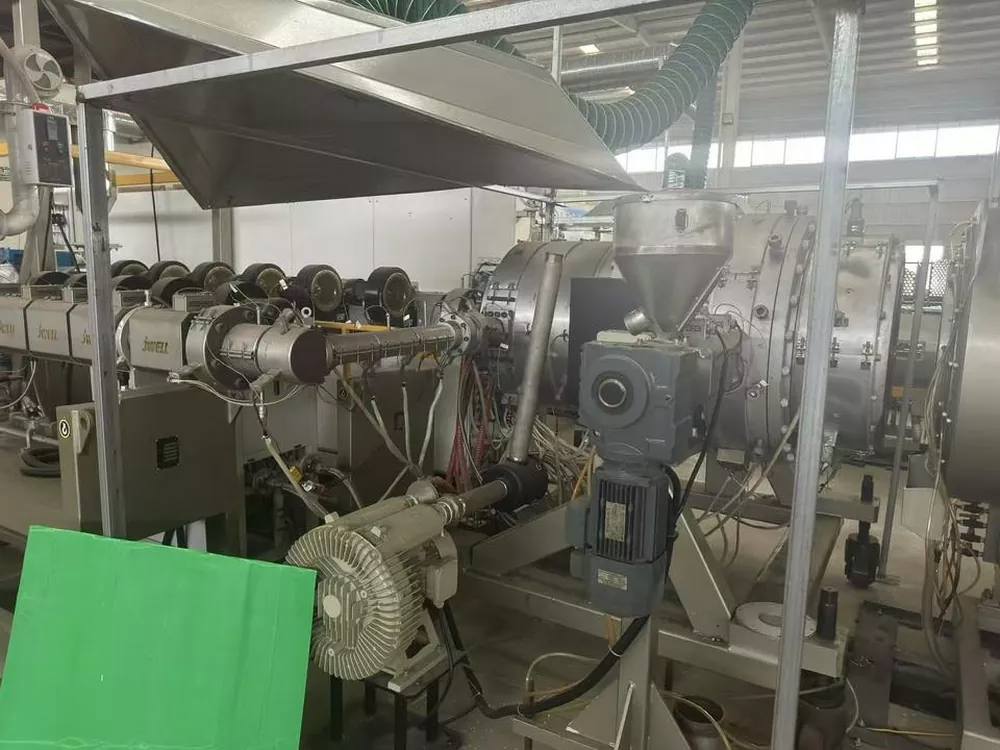 Used for Sale · 2023 JWELL JWPEG-630 Three-Layer Co-extrusion PE Pipe Production Line