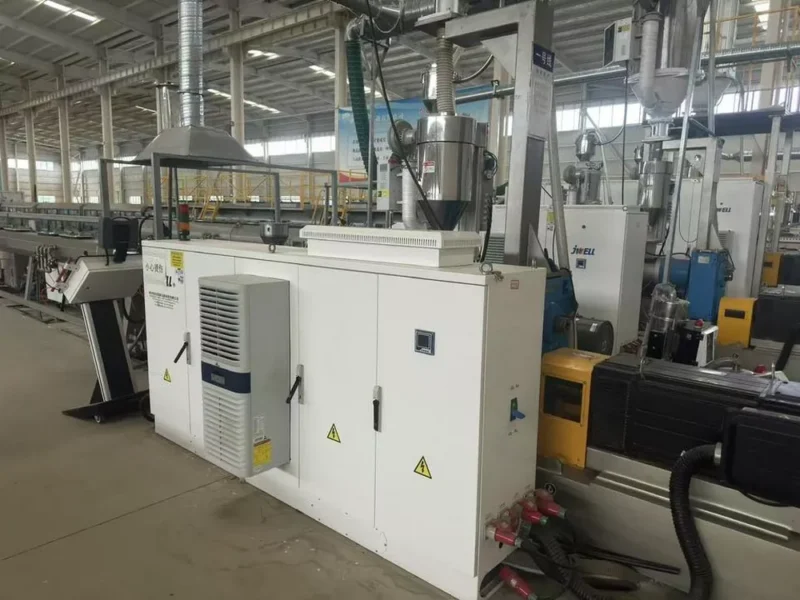 Used for Sale · 2023 JWELL JWPEG-75 Three-Layer Co-extrusion PE Pipe Production Line