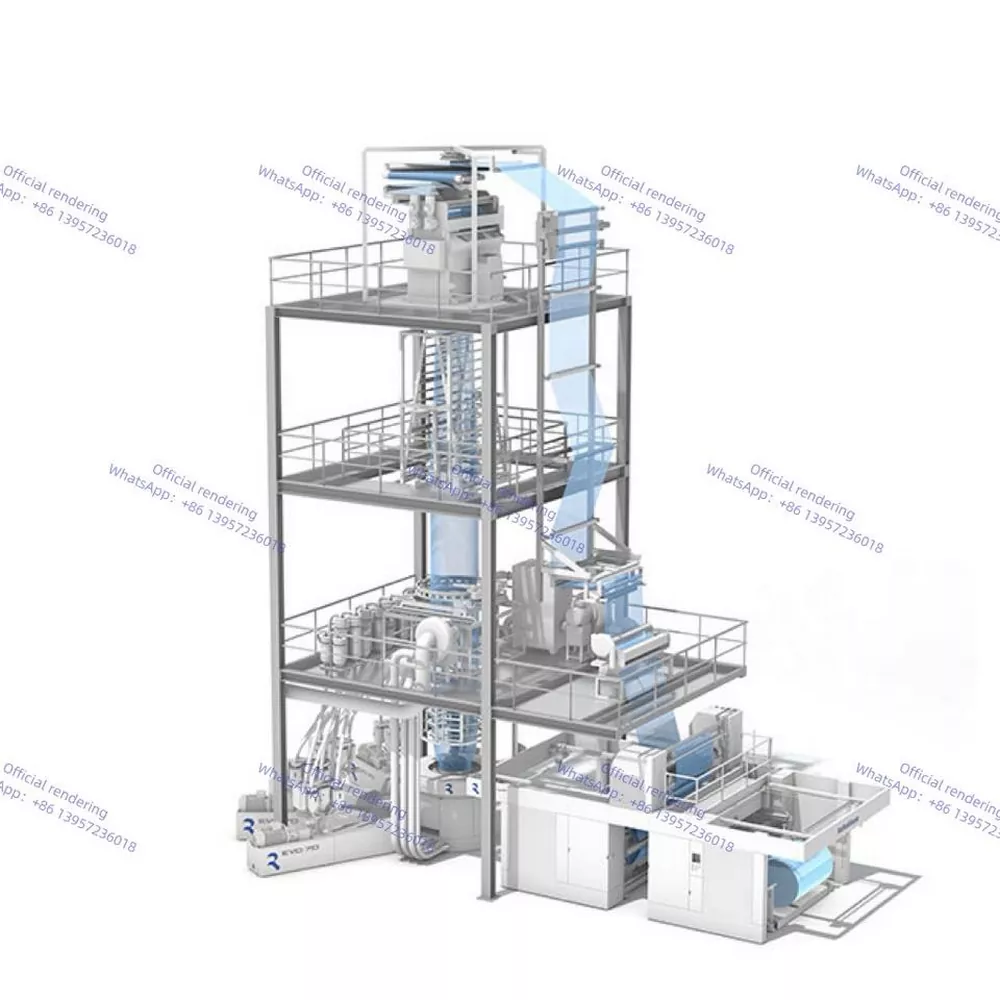 【Used For Sale · Reifenhäuser 5-Layer Co-Extrusion Blown Film Line with MDO · 2800mm Width】
