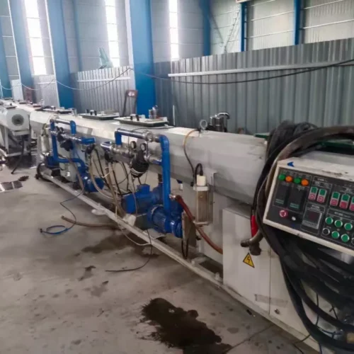 JWELL Brand · Used JWGPE110 Three-Layer HDPE Pipe Extrusion Line