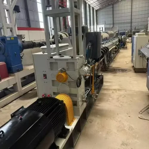 Used JWELL JWGPE-90 Three-Layer HDPE Pipe Extrusion Line
