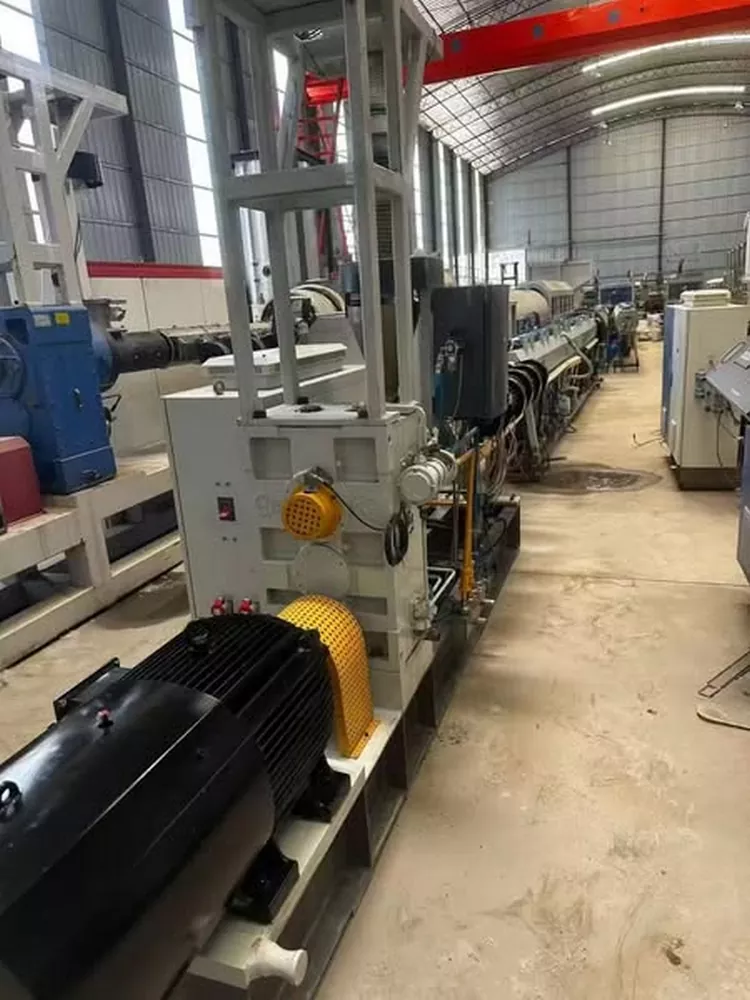 Used JWELL JWGPE-90 Three-Layer HDPE Pipe Extrusion Line