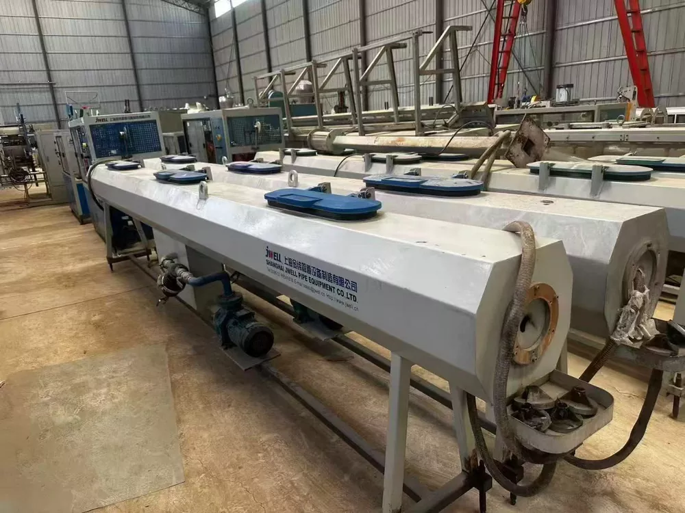 Used JWELL JWGPE-90 Three-Layer HDPE Pipe Extrusion Line