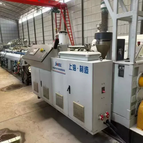 Used JWELL JWGPE-90 Three-Layer HDPE Pipe Extrusion Line