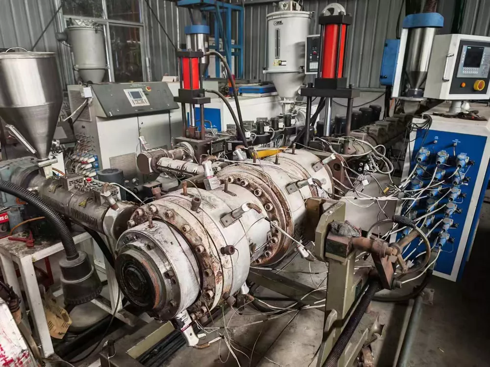 Used For Sale · JWELL JWPEG-160 Three-Layer HDPE Pipe Extrusion Line