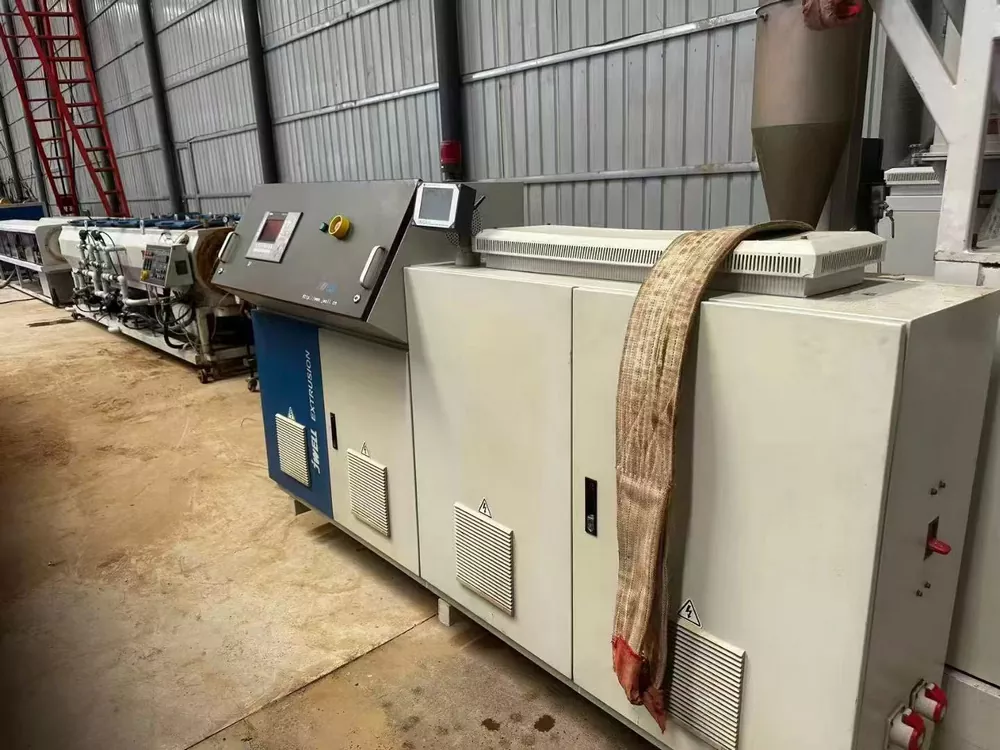 Used JWELL JWPEG-250 HDPE Three-Layer Pipe Extrusion Line