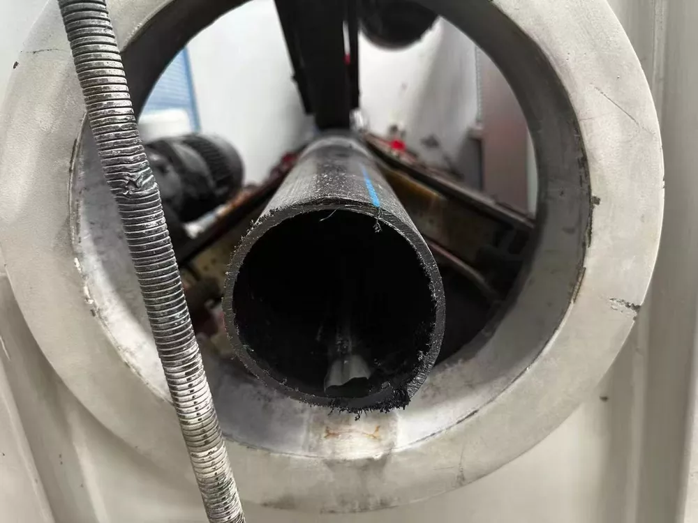Used JWELL JWPEG-250 HDPE Three-Layer Pipe Extrusion Line