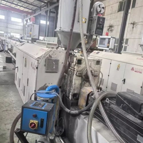 Used for Sale-NEOTEK Complete HDPE Pipe Extrusion Factory + Testing Equipment