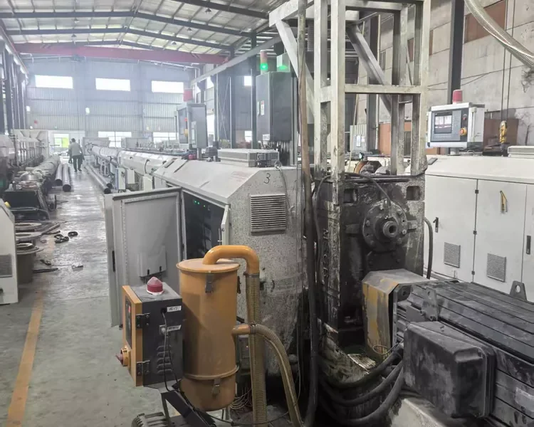 Used for Sale-NEOTEK Complete HDPE Pipe Extrusion Factory + Testing Equipment