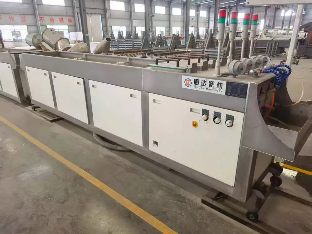 Used TONGDA High-Speed One-Die-Four PVC Electrical Conduit Production Line