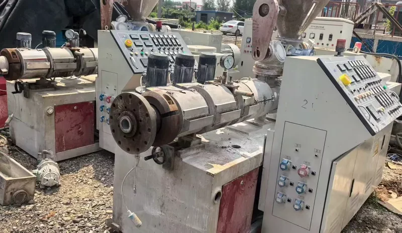 Used for Sale · 2016 JWELL SJZ65/132-YF240 PVC Profile Production Line