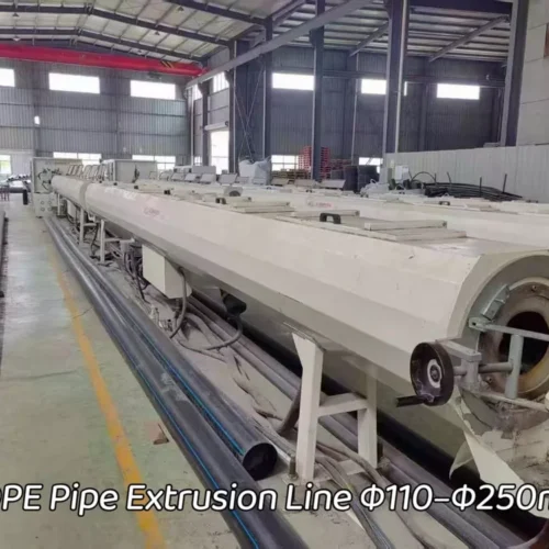 Used for Sale-NEOTEK · HDPE Pipe Extrusion Line Φ110–Φ250mm · Year 2020