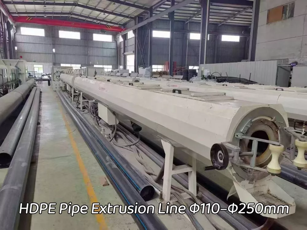 Used for Sale-NEOTEK · HDPE Pipe Extrusion Line Φ110–Φ250mm · Year 2020