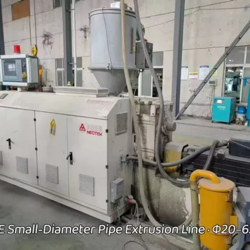 Used for Sale-Zhejiang NEOTEK · HDPE Small-Diameter Pipe Extrusion Line · Φ20–63mm