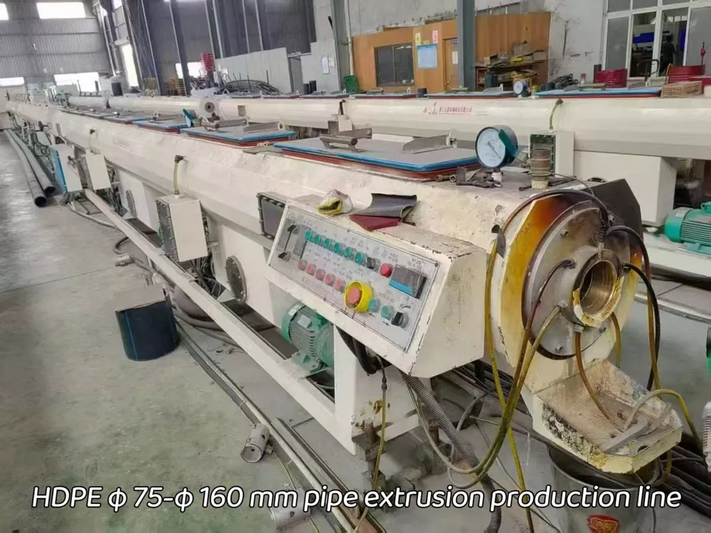Used for Sale-NEOTEK · HDPE Pipe Extrusion Line Φ75–Φ160mm · Year 2020