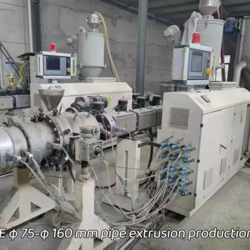 Used for Sale-NEOTEK · HDPE Pipe Extrusion Line Φ75–Φ160mm · Year 2020
