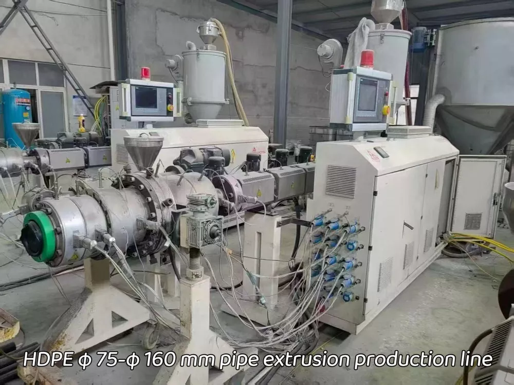 Used for Sale-NEOTEK · HDPE Pipe Extrusion Line Φ75–Φ160mm · Year 2020
