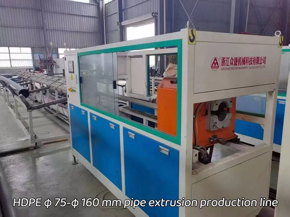 Used for Sale-NEOTEK · HDPE Pipe Extrusion Line Φ75–Φ160mm · Year 2020