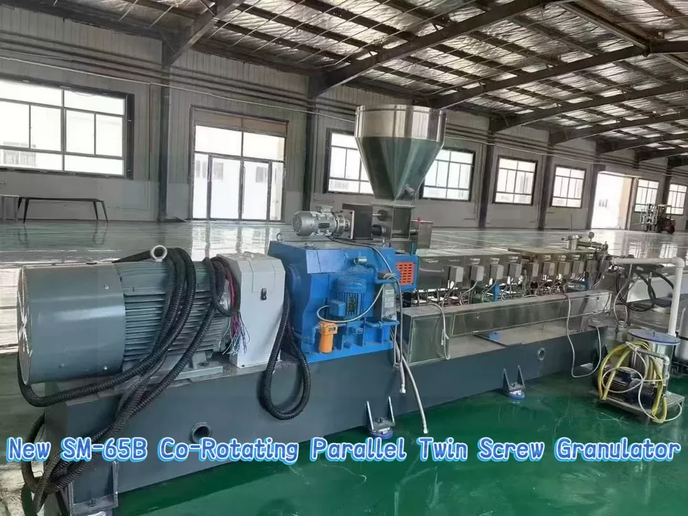 Nearly New SM-65B Co-Rotating Parallel Twin Screw Granulator · Manufactured December 2024