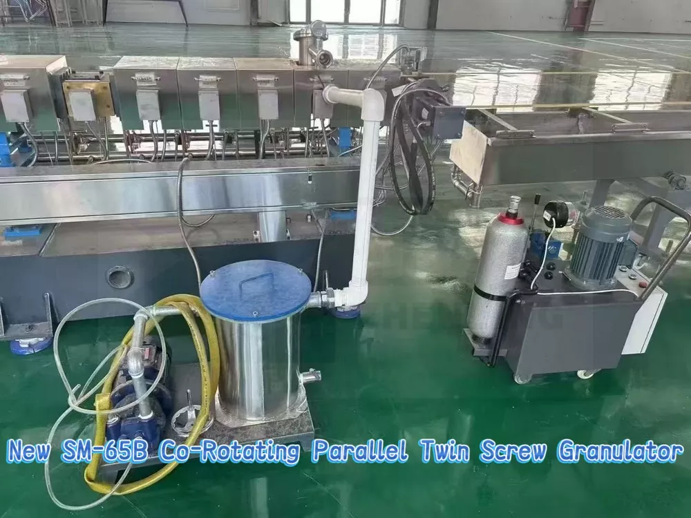 Nearly New SM-65B Co-Rotating Parallel Twin Screw Granulator · Manufactured December 2024