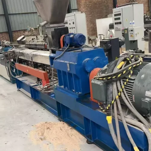 For Sale · SHIJIAZHUANG HAOSU TSH-65B Co-rotating Parallel Twin Screw Pelletizing Machine