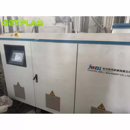 2023 JWELL1 Used 2023 JWELL JWGPE110 HDPE 3-Layer Co-Extrusion High-Speed Pipe Line