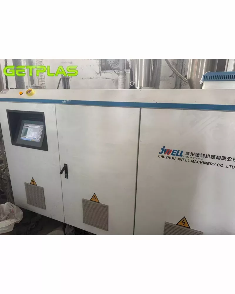 2023 JWELL1 Used 2023 JWELL JWGPE110 HDPE 3-Layer Co-Extrusion High-Speed Pipe Line