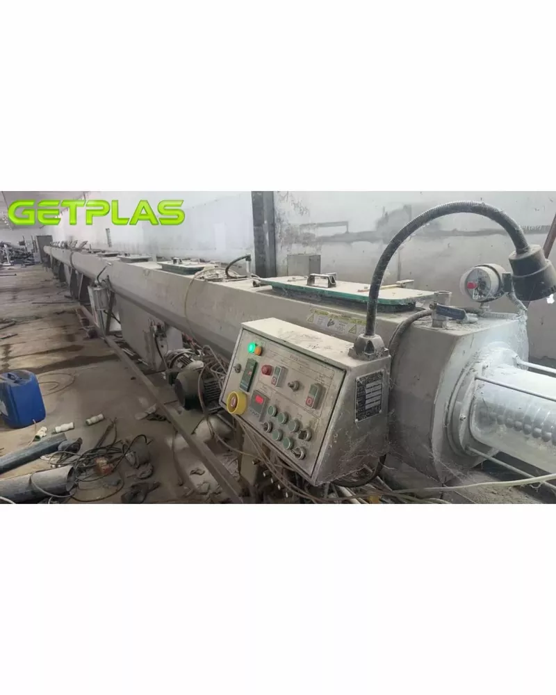 2023 JWELL5 Used 2023 JWELL JWGPE110 HDPE 3-Layer Co-Extrusion High-Speed Pipe Line