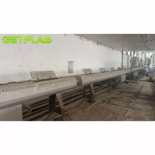 2023 JWELL7 Used 2023 JWELL JWGPE110 HDPE 3-Layer Co-Extrusion High-Speed Pipe Line