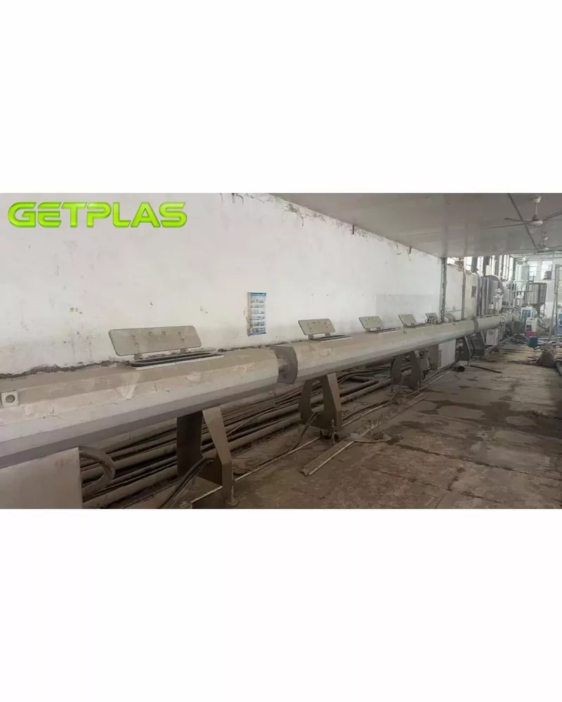 2023 JWELL7 Used 2023 JWELL JWGPE110 HDPE 3-Layer Co-Extrusion High-Speed Pipe Line