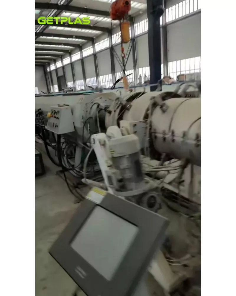 DONGCACY5 Used 2020 DONGCACY DCS-315 HDPE 3-Layer Co-Extrusion High Speed Line For Sale
