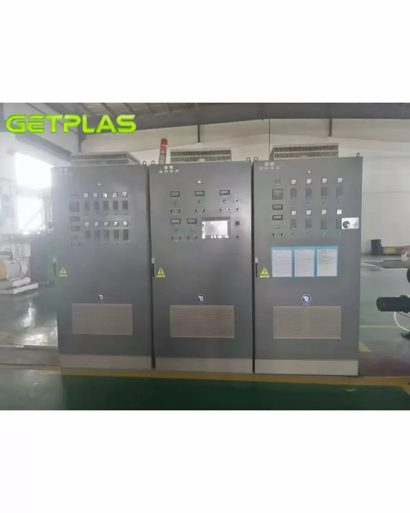 Used 2018 GOLDSTONE-ORIENT GSN DN300-DN800 HDPE Continuous Spiral Type C Corrugated Profile Pipe Production Line