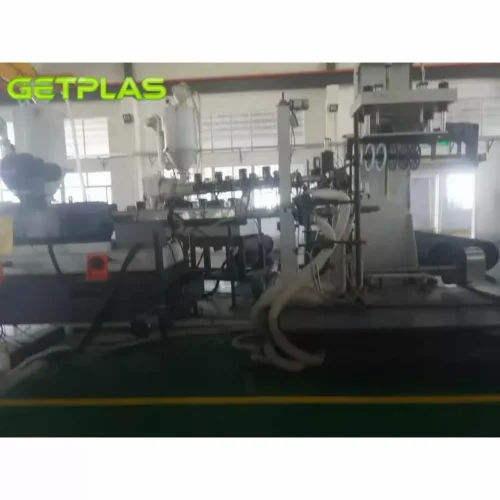 Used 2018 GOLDSTONE-ORIENT GSN DN300-DN800 HDPE Continuous Spiral Type C Corrugated Profile Pipe Production Line
