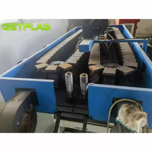 Used 2018 GOLDSTONE-ORIENT GSN DN300-DN800 HDPE Continuous Spiral Type C Corrugated Profile Pipe Production Line