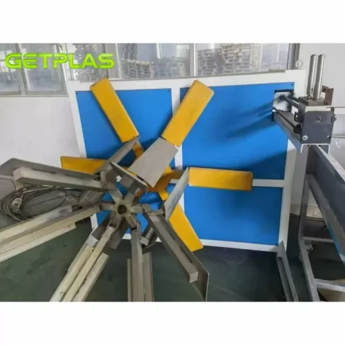 Used 2018 GOLDSTONE-ORIENT GSN DN300-DN800 HDPE Continuous Spiral Type C Corrugated Profile Pipe Production Line