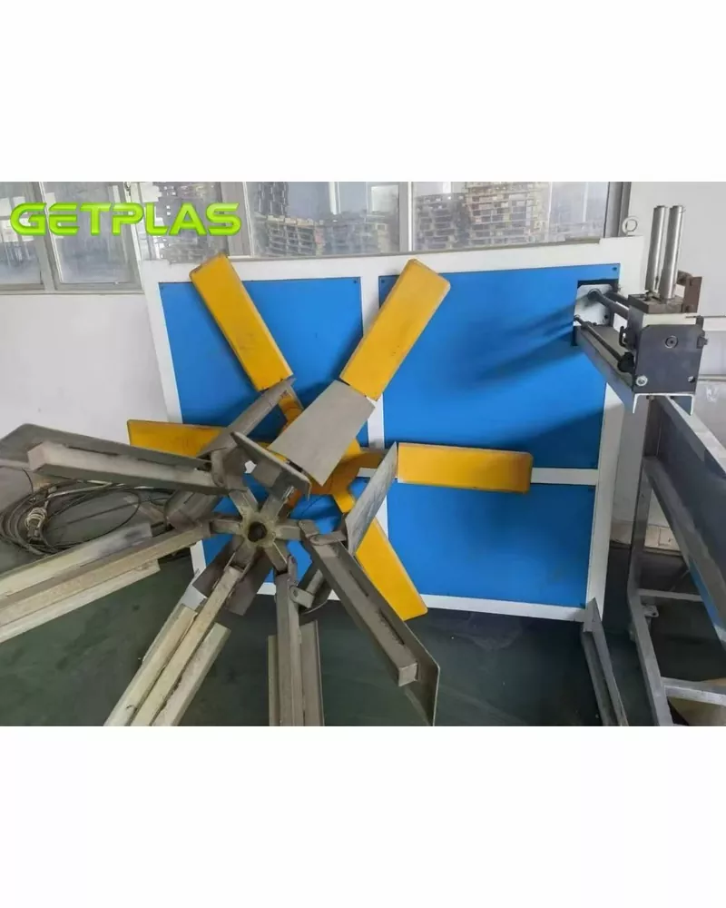 Used 2018 GOLDSTONE-ORIENT GSN DN300-DN800 HDPE Continuous Spiral Type C Corrugated Profile Pipe Production Line