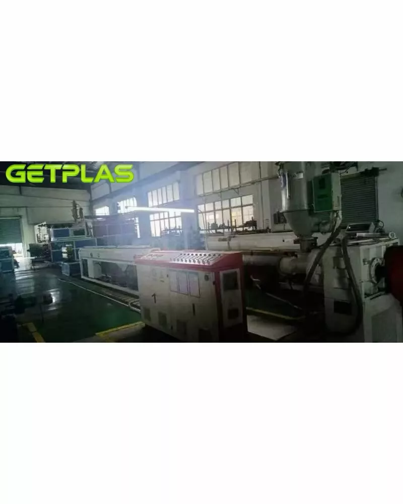 Used 2018 GOLDSTONE-ORIENT GSN DN300-DN800 HDPE Continuous Spiral Type C Corrugated Profile Pipe Production Line